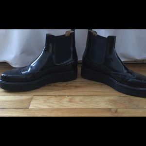 Chelsea Boot, Italian Leather, Brogue, Never Worn.